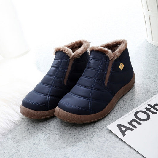 (Zeitlich begrenzter Rabatt 50% Rabatt) Herren Winter Warm Breit Fußgewölbeunterstützung Orthopädische Stiefel Leichte Wasserdichte Rutschfeste Slip-On Stiefel