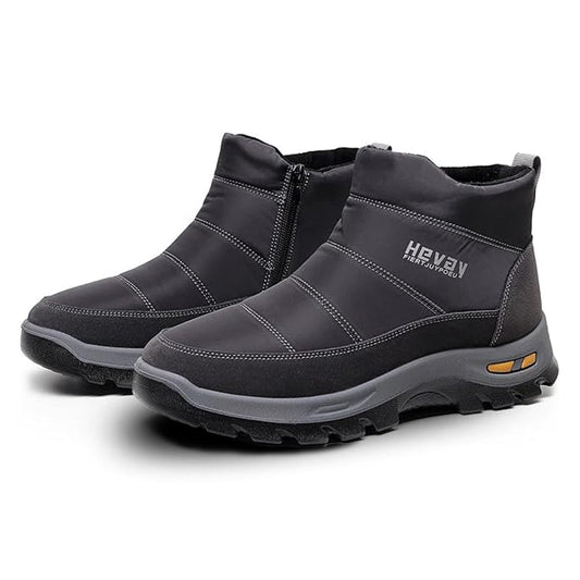 (Zeitlich begrenztes 49 % Rabattangebot) Orthopädische Herren-Schneestiefel mit Fußgewölbestütze, breiter Zehenpartie, bequem, wasserdicht, rutschfest, warme Arbeitsschuhe