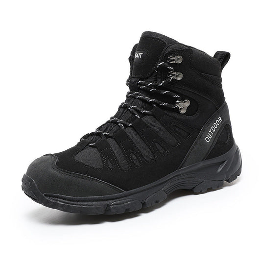 (⏰ Ausverkaufsaktion 49% RABATT) Herren High-Top Orthopädische Taktische Stiefel mit breiter Zehenpartie und Fußgewölbestütze, bequem, rutschfest, langlebige Wanderstiefel