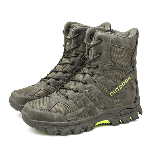 (⏰Zeitlich begrenzter Rabatt 49% Rabatt) Herren Leichte Atmungsaktive Robuste Rutschfeste Wanderstiefel Kampfstiefel Armeestiefel Arbeitsstiefel