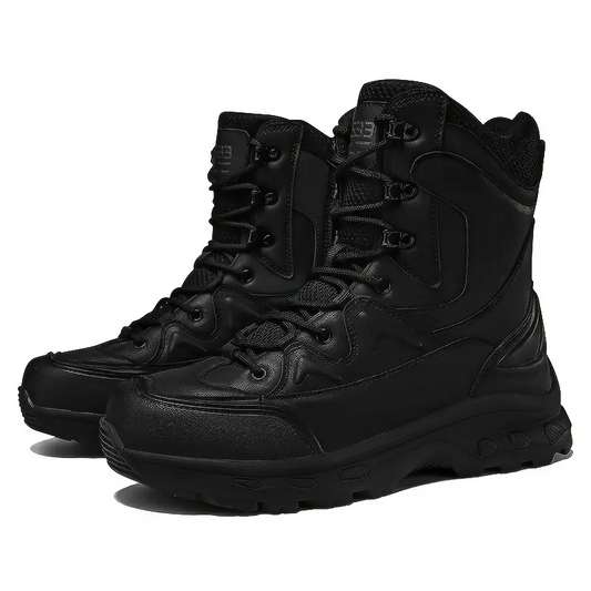 (Zeitlich begrenzter Rabatt 49 % reduziert) Wasserdichte taktische Herrenstiefel mit Knöchelunterstützung, Militärstiefel, durchtrittsicher, mit breiter Zehenbox, für Wanderungen