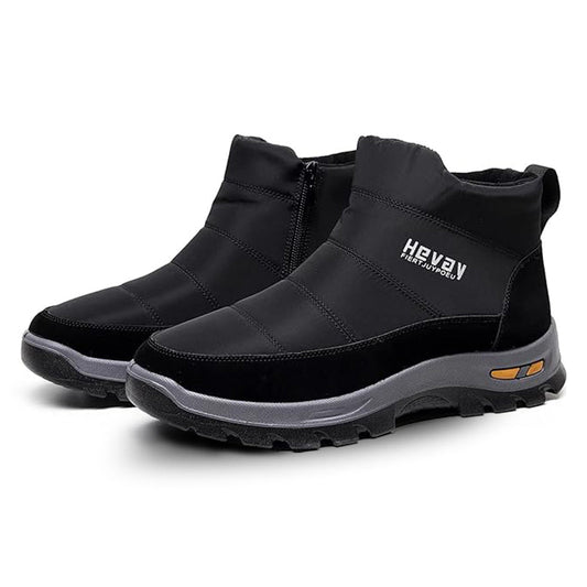 (Zeitlich begrenztes 49 % Rabattangebot) Orthopädische Herren-Schneestiefel mit Fußgewölbestütze, breiter Zehenpartie, bequem, wasserdicht, rutschfest, warme Arbeitsschuhe