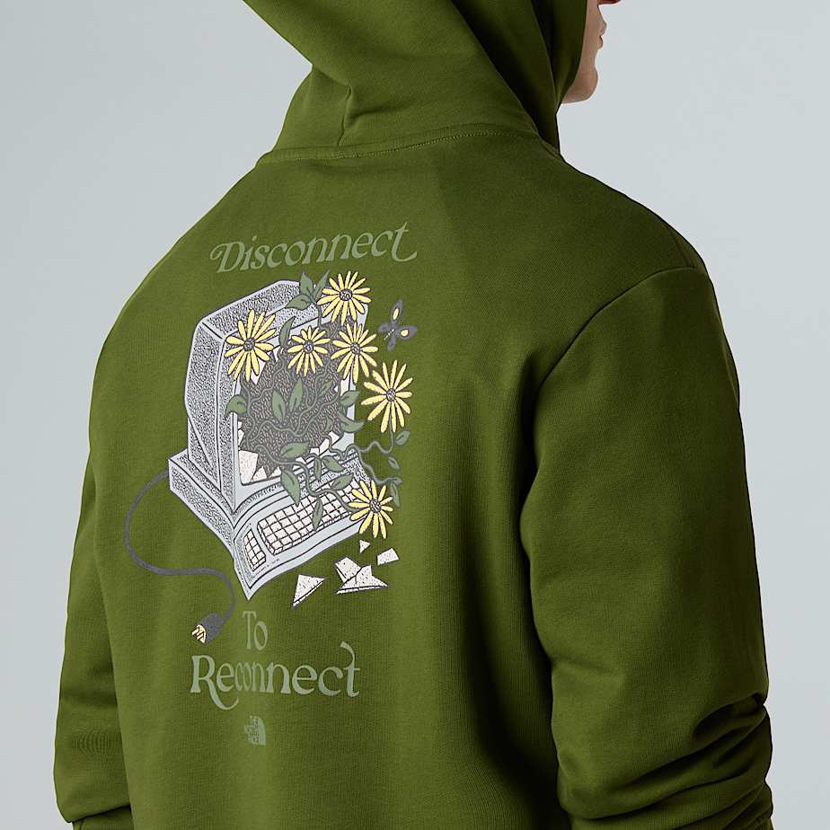 Unisex Connect Relaxed Graphic Hoodie