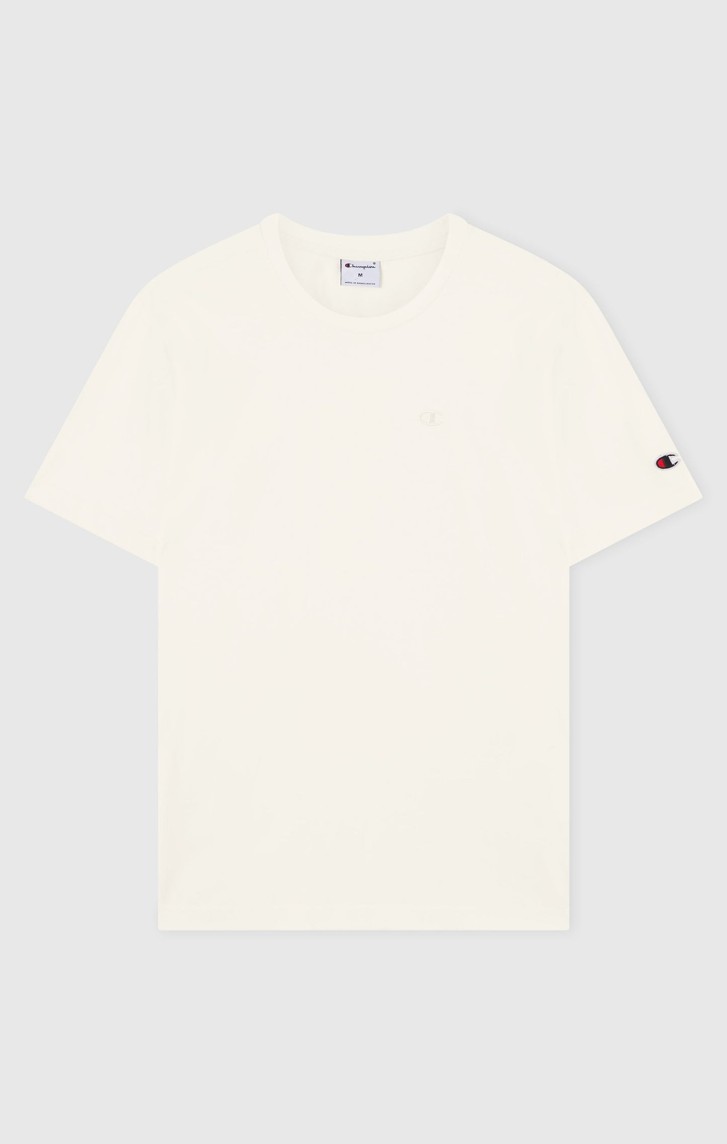 Herren-T-Shirt mit kleiner C-Stickerei und Logo-Icons