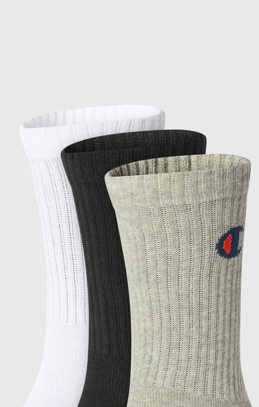 3er-Pack Erwachsenen-Socken mit C-Logo