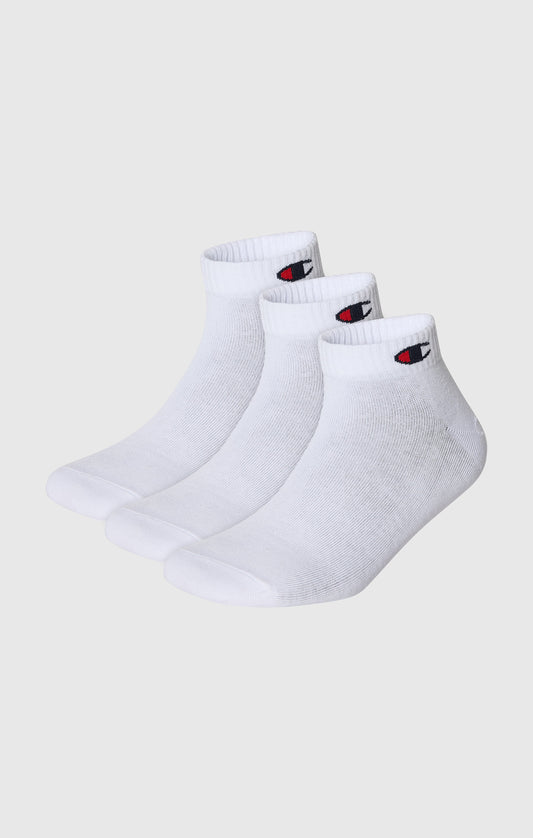3er-Pack Quarter Socken für Kinder mit Schriftzug-Logo und C