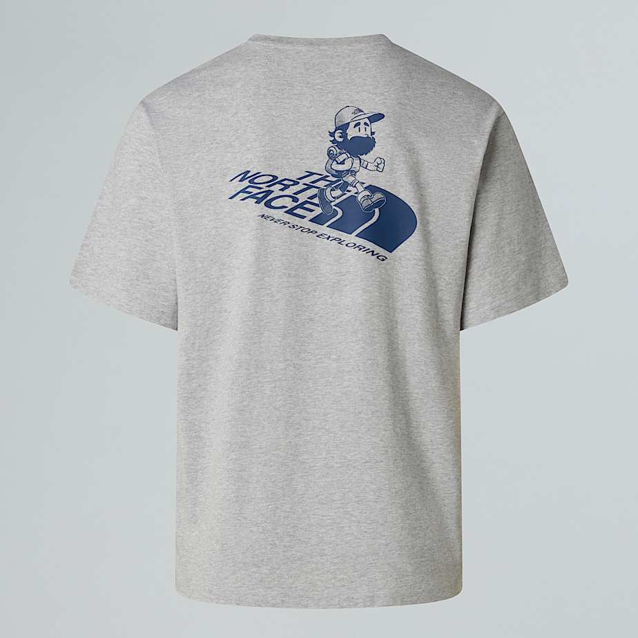 Unisex Run Graphic Relaxed T-Shirt