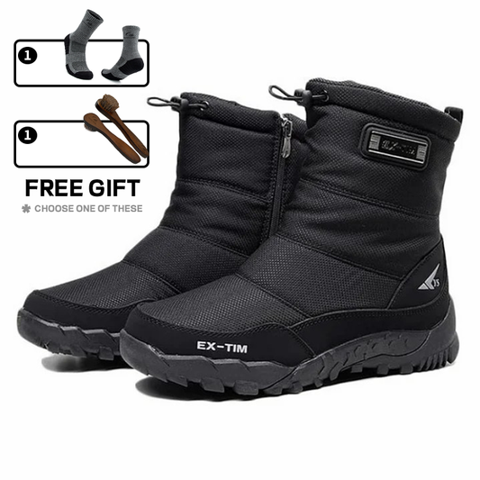 (Zeitlich begrenzter Rabatt von 70 %) Herren-Orthopädie-Knöchelunterstützung Fußgewölbeunterstützung Schneestiefel Wasserdicht Rutschfest Warm & Leichte Wanderstiefel