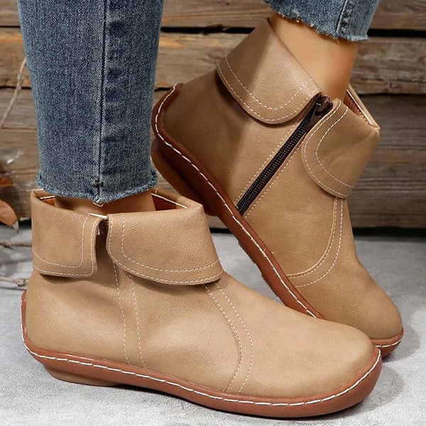 Letzter Tag 50 % RABATT – Klassische rutschfeste Leder-Stiefeletten für Damen